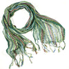 Guatemalan Handwoven Scarf - Forest Green