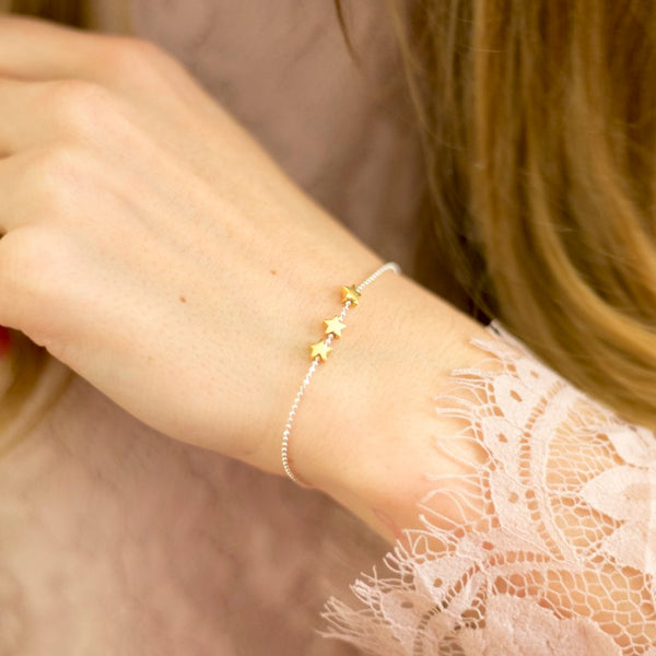 Savannah Brushed Gold & Stone Bracelets – ali & bird jewelry