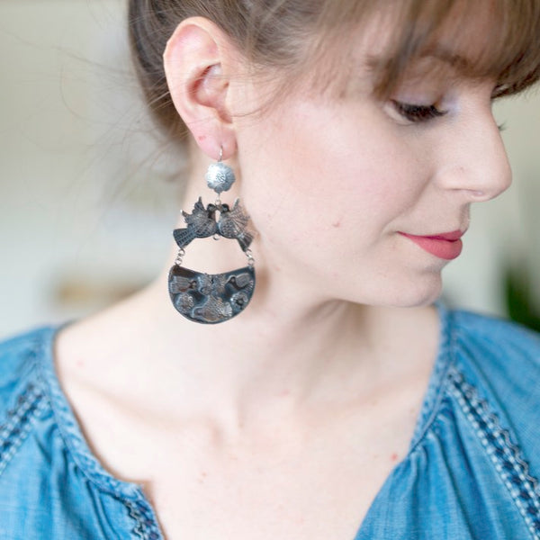 Mexican chandelier earrings discount
