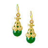 Ottoman Inspired Green Drop Earrings
