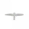 Sterling Silver Cubic Zirconia Cross Ring- Size 6.5