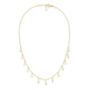Heavenly Oval Pearls Choker Necklace