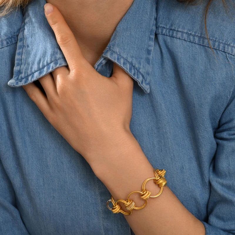 Pre-Sale!!** Chic Gold and Japanese Beaded Bracelet by Satellite