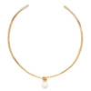 Delicate Gold Mpira Bone Choker Necklace