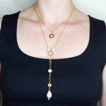 Pearl-Laden 24k Gold North Star Necklace from Colombian