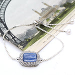 Kyanite Sterling Silver Adjustable Bracelet from Turkey