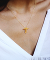Portuguese Icon Gold Plated Sterling Silver Filigree Necklace - Christ the King