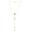 Pearl-Laden 24k Gold North Star Necklace from Colombian