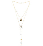 Pearl-Laden 24k Gold North Star Necklace from Colombian