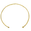 Gold Brass Collar Necklace from Kenya