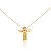 Portuguese Icon Gold Plated Sterling Silver Filigree Necklace - Christ the King