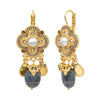 Positano Mother of Pearl Gold Drop Earrings by Satellite Paris