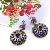 Vintage Inspired Turkish Ottoman Sapphire Earrings