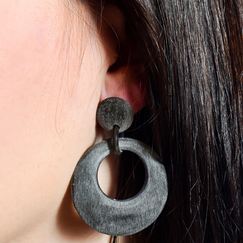 Organic Artisan Horn Earrings