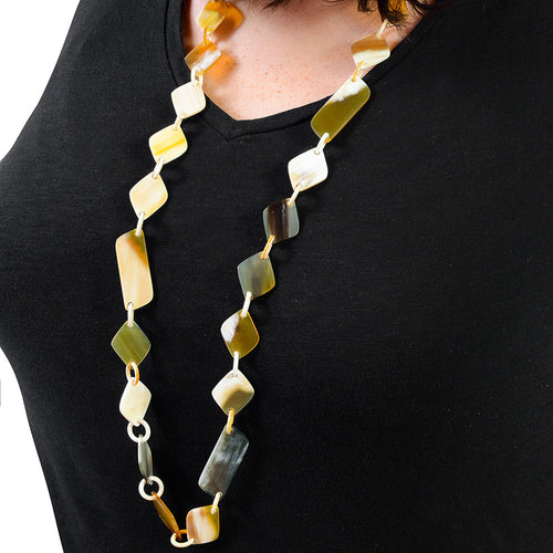 Organic Artisan Horn Necklace