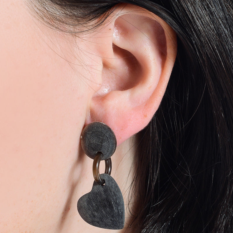 Organic Artisan Horn Earrings