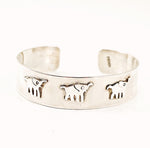 Silver Elephant Cuff