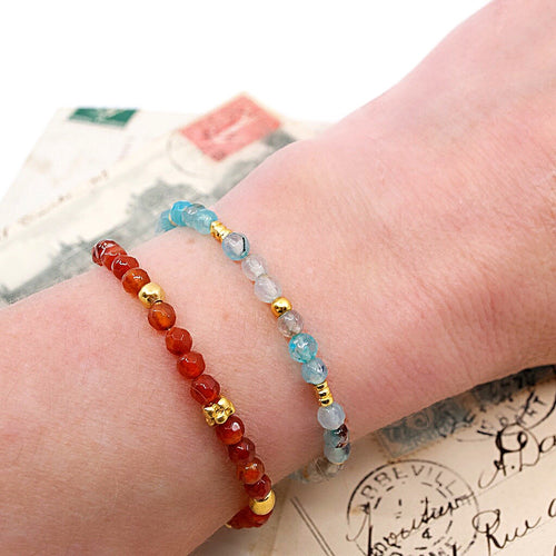 Aqua-Marine Pre-Columbian Inspired Bracelet