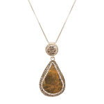 Druzy Quartz Drop Pendant **CHAIN NOT INCLUDED**