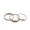 Chic Stackable Ring Set by Satellite Paris - Size 6.5