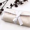 Ivory Jewelry Travel Case - Velvet and Satin