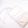 Ivory Jewelry Travel Case - Velvet and Satin