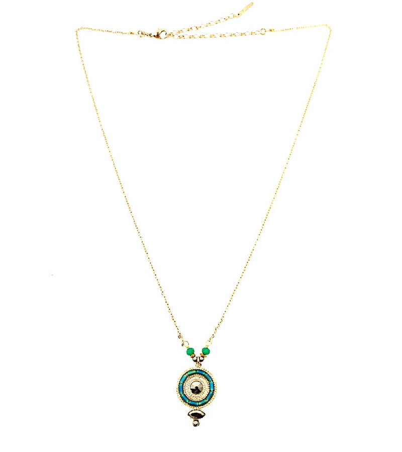 Delicate Jade and Jasper Necklace  by Satellite Paris
