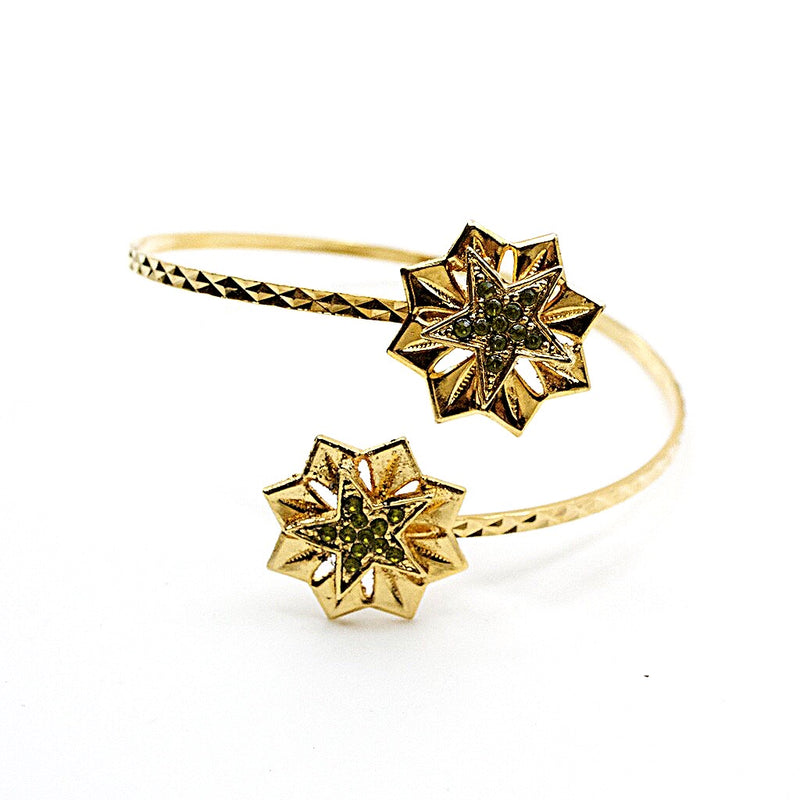 Star and Crystal Cuff Bracelet by AMARO