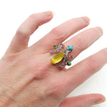 Colorful Adjustable Ring by AMARO