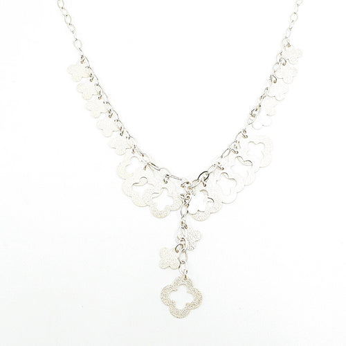 Silver Chic Clover Necklace