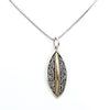 Balinese Sterling Silver and 18K Gold Pendant **Chain Sold Separate**