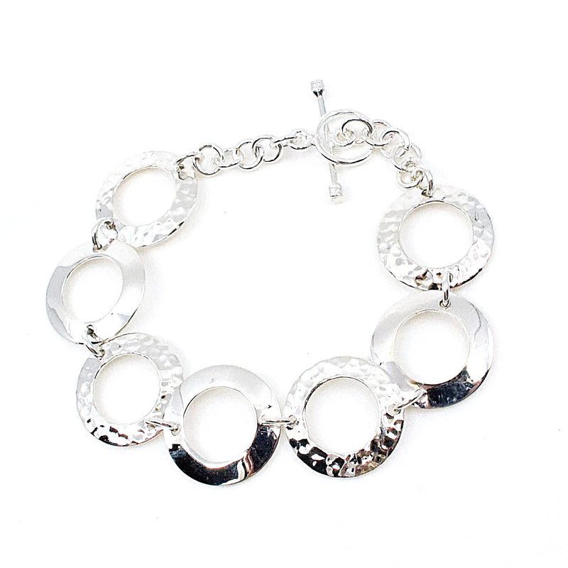 Circles .925 Silver Bracelet from Taxco, Mexico