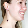 Intricate Amethyst Pendant Earrings