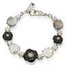 Elegant Onyx and Crystal Bracelet by AMARO