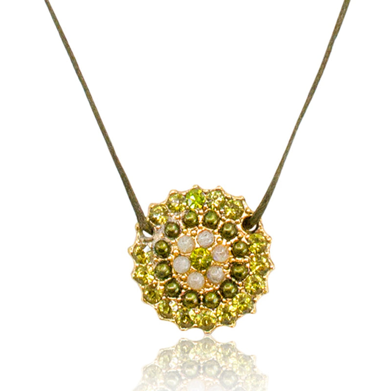 Burst Medallion Cord Necklace by AMARO