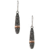 Traditional Balinese Sterling Silver and Gold Earrings