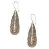 Traditional Balinese Sterling Silver and Gold Earrings