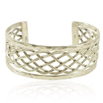 Braided Silver Cuff from Taxco, Mexico