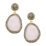 Cat's Eye Earrings - White