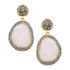 Cat's Eye Earrings - White