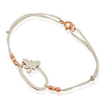 Sterling Silver and Bead Butterfly Bracelet by CLO&LOU