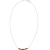 Onyx and Silver Bead Necklace by CLO&LOU