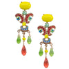 Colorful Crystal Post Earrings by AMARO