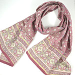 Hand Block Printed Scarf by Anokhi - Rose Art Deco