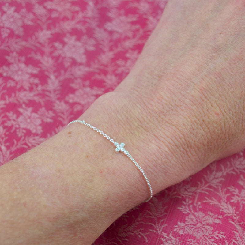 Cross Cubic Zirconia Bracelet