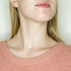 Faceted Cultured Pearl Bead Single Strand Necklace - 15.75" Long