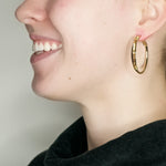 Japanese Bead Hoop Earrings by Satellite Paris