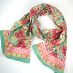 Hand Block Printed Scarf by Anokhi - Sorbet