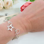 Silver Star Charm Bracelet from Taxco, Mexico