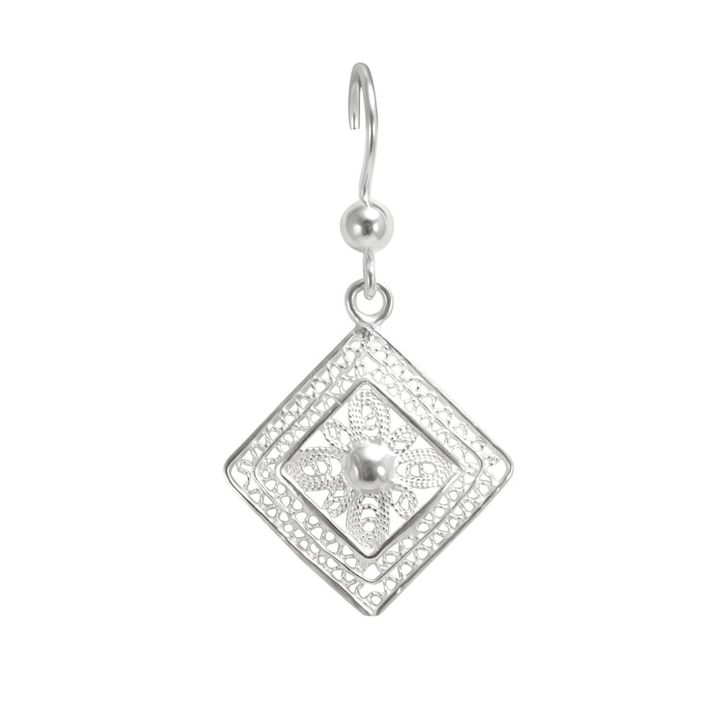 Sterling Silver Filigree Earrings